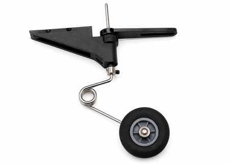 Gator RC adjustable height steerable tail wheel assembly for RC airplanes