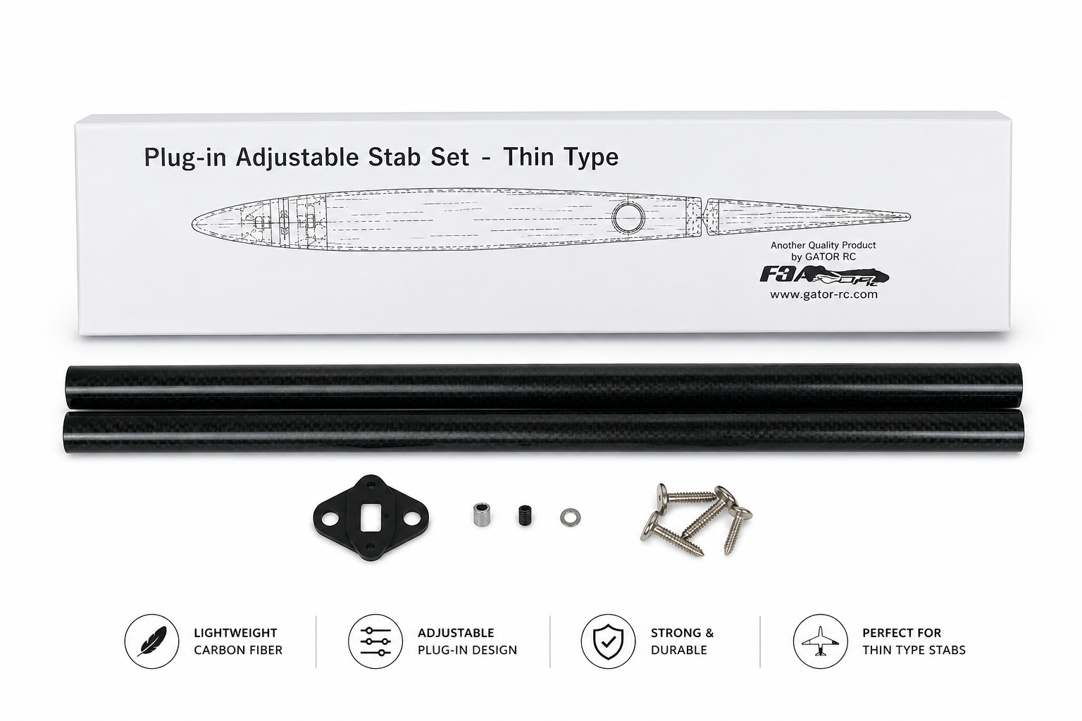 Gator RC adjustable horizontal stab kit GS1010