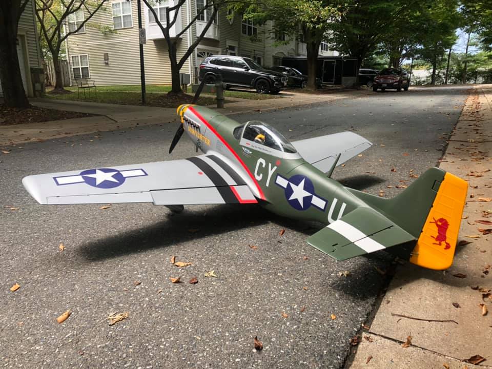 TopRC Model P-51D Mustang Gunfighter 89