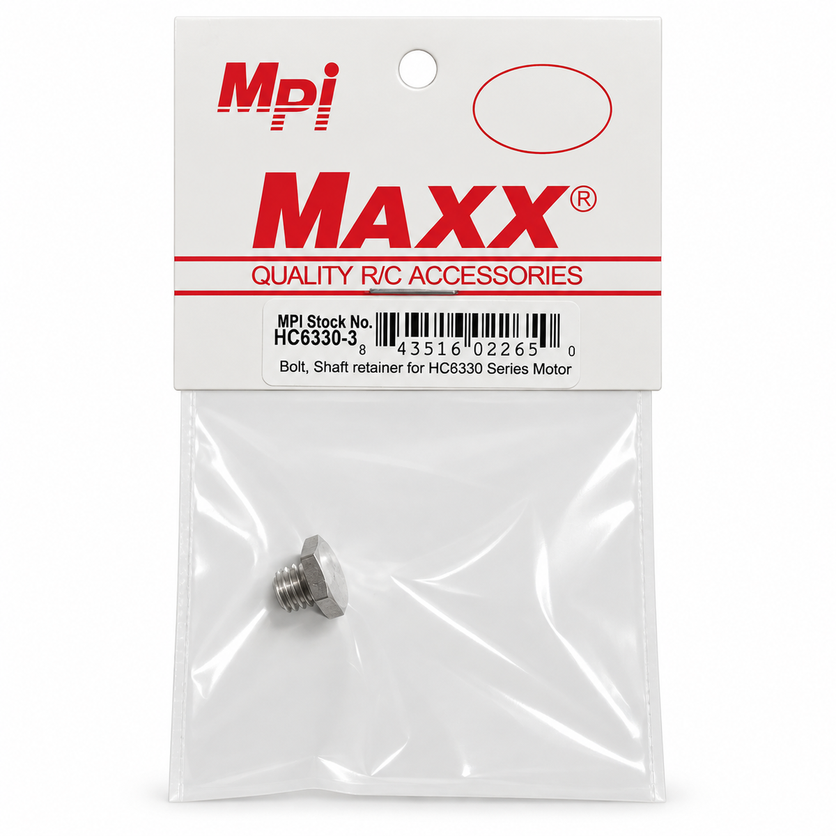 Himax HC6330 Motor Shaft Retaining Bolt (HC6330-3)