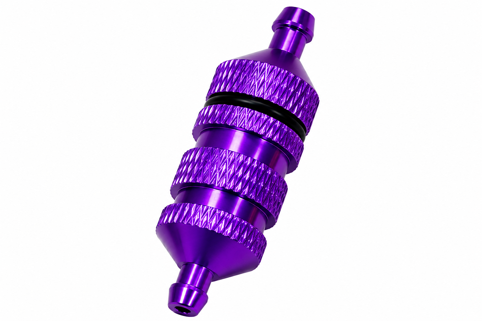 Purple anodized Gator RC High Capacity Fuel Filter