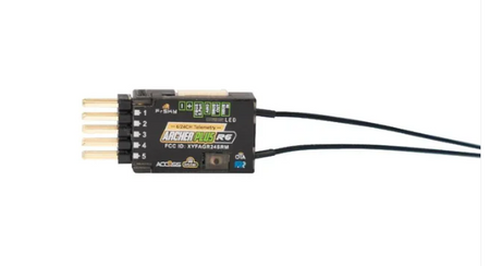 Black electronic component with digital display on a white background
