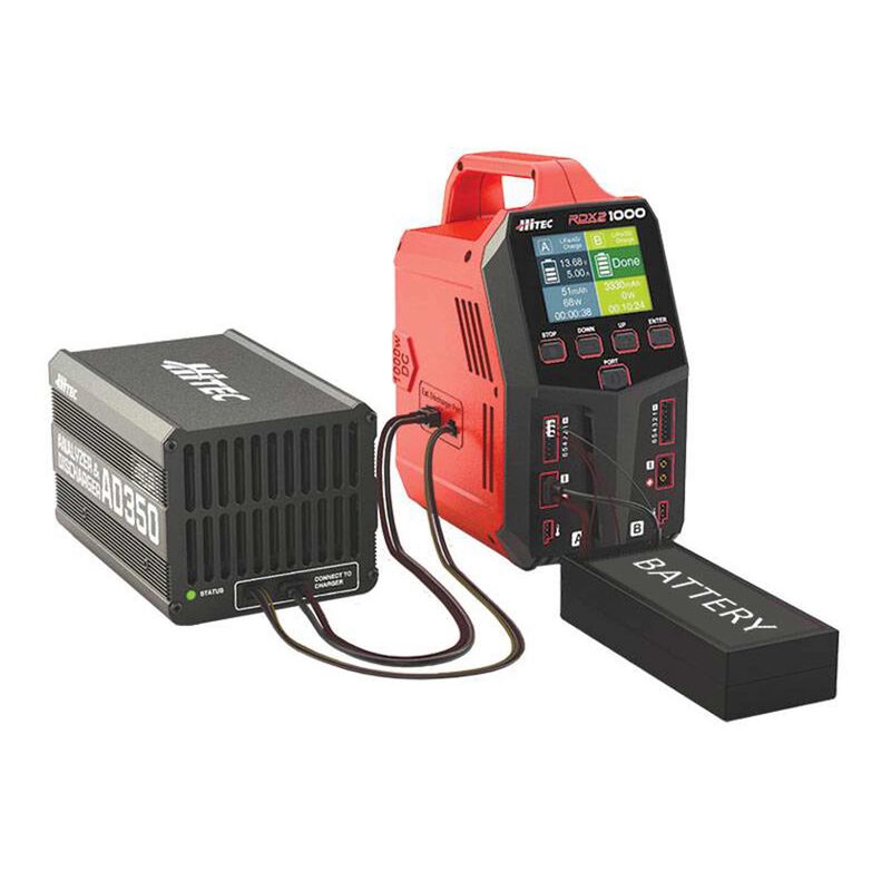 Ritec Rdx2 Hitec RDX2 1000 AC / DC Dual Port Charger / Power Supply Item HRC44401 ...