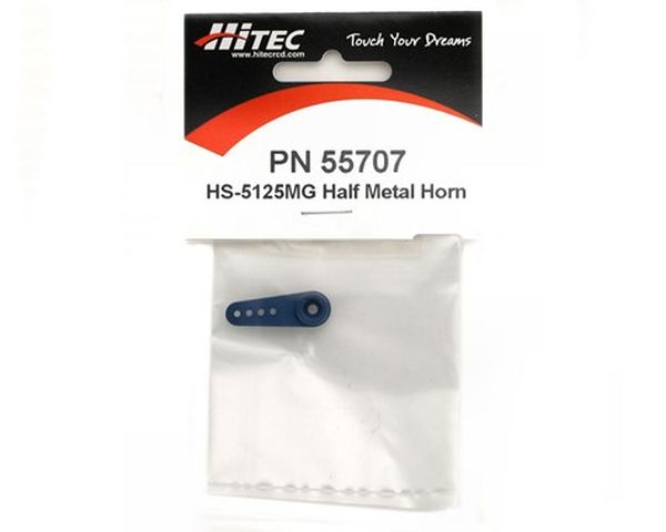 Hitec Micro HRC55707 Hitec HS-5125MG Single Sided Servo Horn (Blue