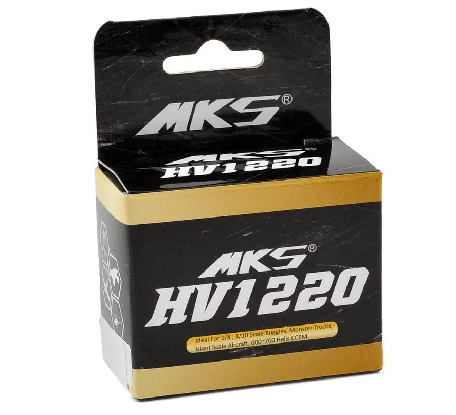 希少サイズスーパースターロデオドライブバザー 22inc 30mmO/F用 MKS HV1220 Servo (0.115 sec/60Â° - 23 kg-cm (319 oz/in) @8.2V