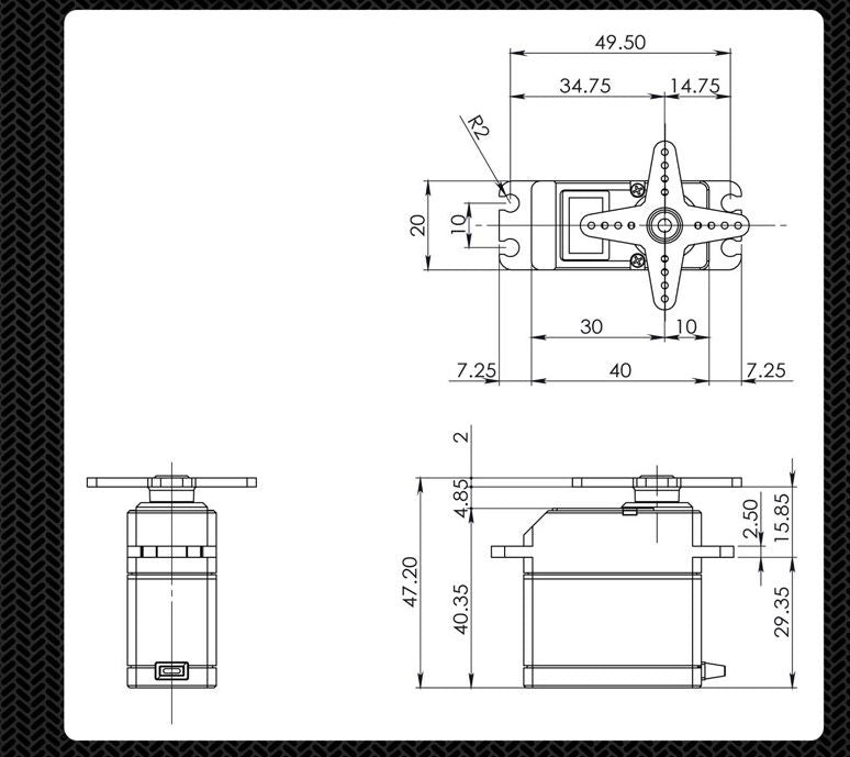 MKS HV1250 High Speed 11.0 kg-cm (152.76 oz/in) @8.2V) – Gator RC