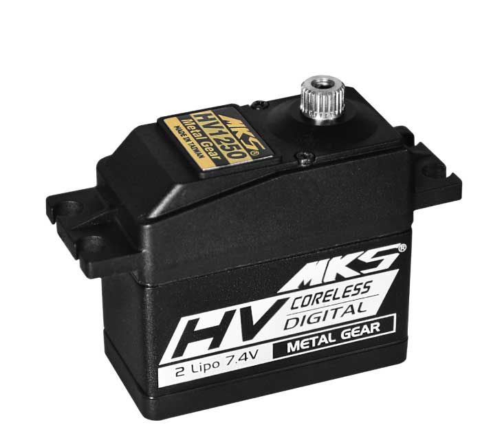 MKS HV1250 Coreless, Titanium Gear High Speed Servo (HV)