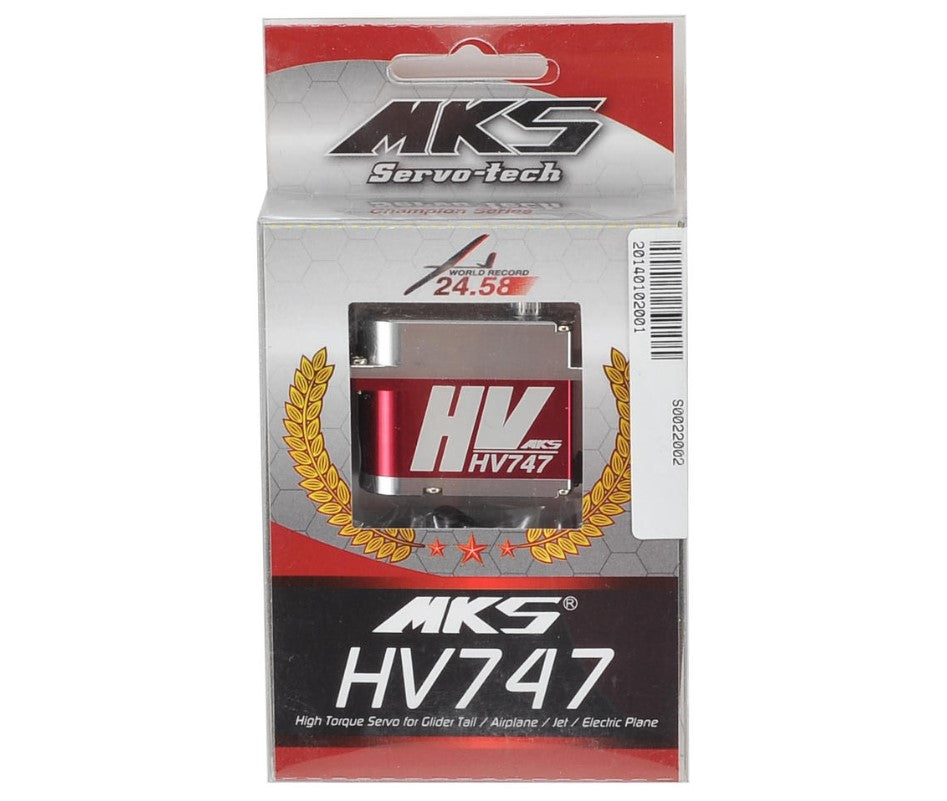 MKS HV747 High Torque Mid Sized servo Wide voltage capable – Gator RC