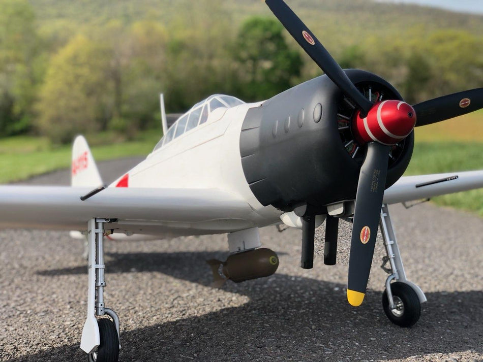 Giant Zero A6M, Gas (ARF), 50-60cc, solid white, Seagull Models