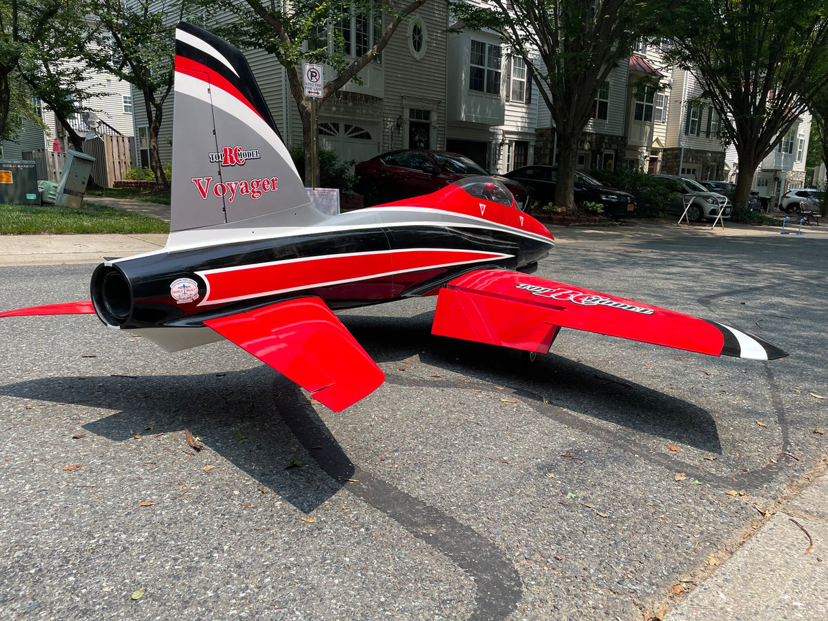 Jet Racer Rc Top RC Model Voyager Sport Jet Red Black 110