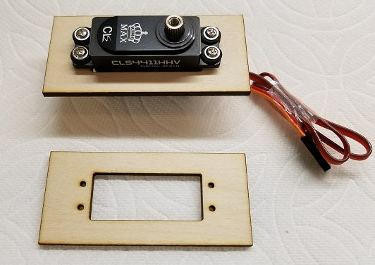 Gator RC servo mounting inserts. Fits Mini servo into full sized servo ...