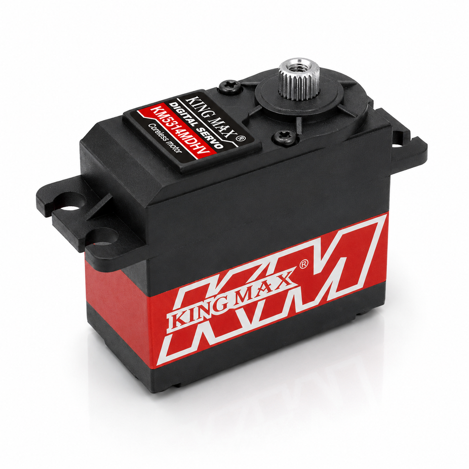 KingMax KM5514MDHV Coreless HV Digital Servo –Wide Voltage Standard Servo