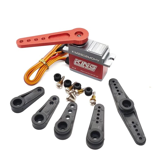 KingMax KM2612MDHV Mini Servo | 166 oz-in Coreless HV – Gator RC