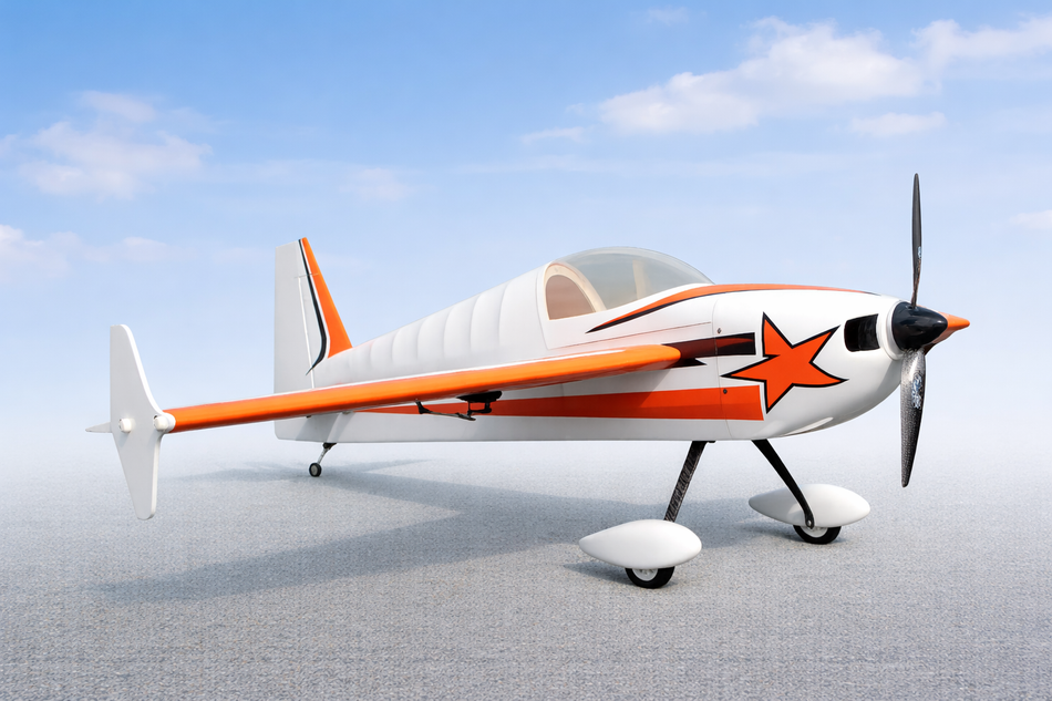 Seagull Models Laser 30E ARF - 48" Wingspan (Orange/White)