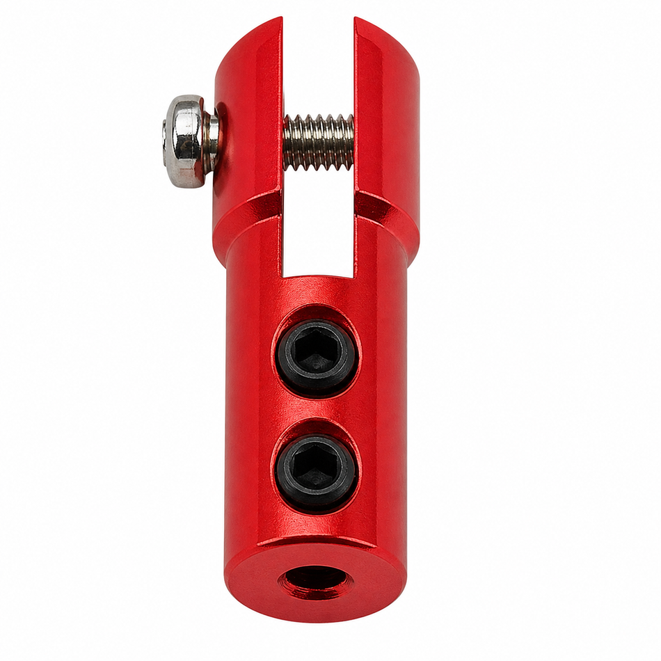 Gator-RC M2 Aluminum Clevis Connector, Red – 2mm RC Servo Linkage Rod End, 1pc