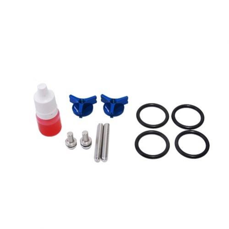 Secraft M6 V2 Aluminum Wing Bolt Lock System, Red or Blue