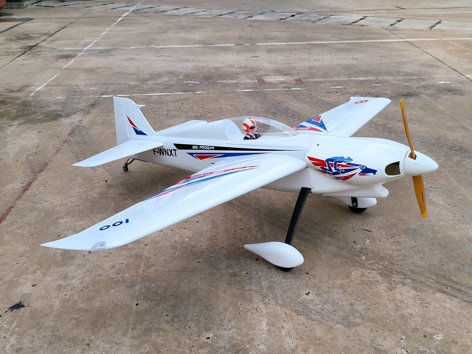 Nemesis NXT Big Frog, White (ARF), Seagull Models – Gator RC