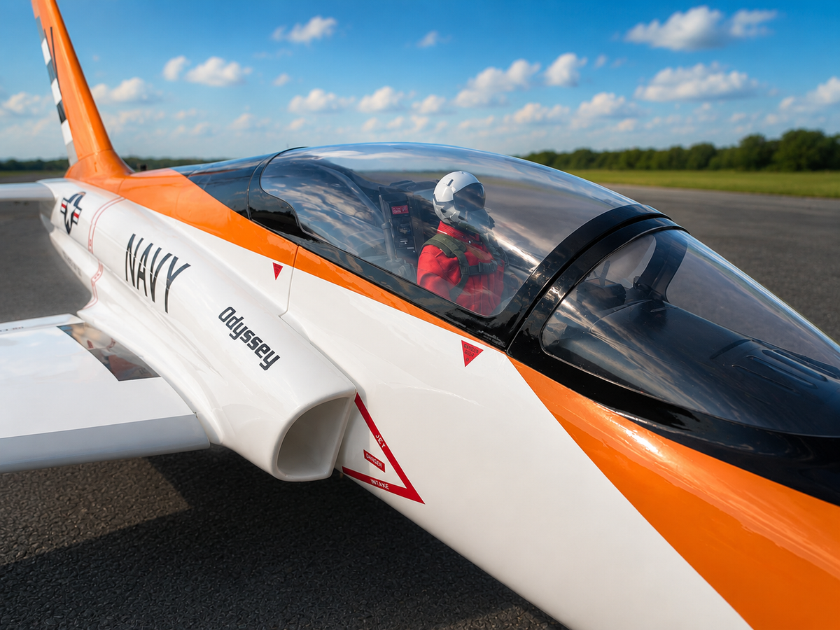 Top RC Model Odyssey Cockpit Close-Up – RC Navy EDF Jet