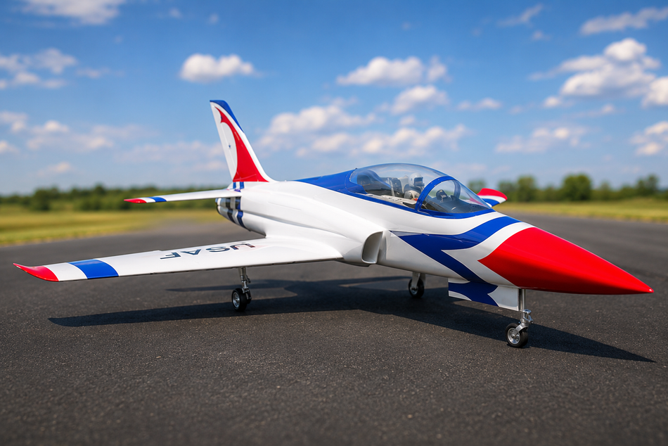 Top RC Model Odyssey Sport Jet, Thunderbird Scheme