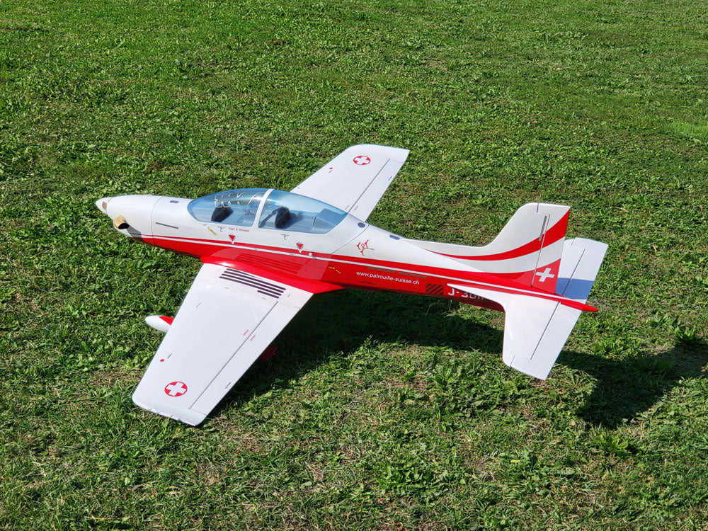 Pilatus PC21-V2 50E, Red/White, SebArt – Gator RC