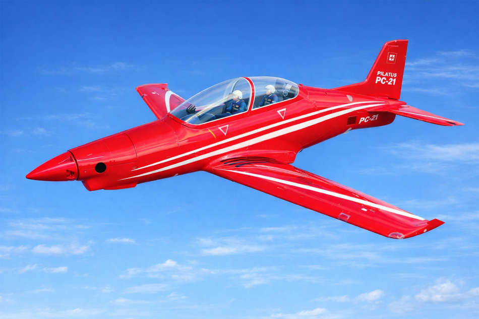 Pilatus PC-21 RC Turboprop Airplane 95" – Red | Top RC Model