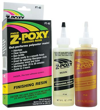 Z-Poxy Finishing Resin, 4oz kit (PT-41) or 12oz kit (PT-40) – Gator RC