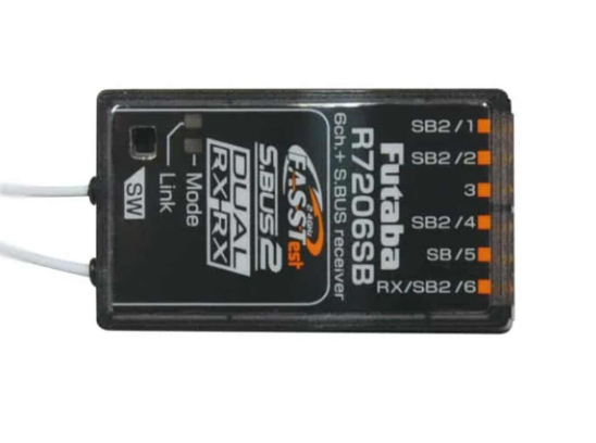 Futaba R7206SB FASSTest 6-Channel/S.Bus/S.Bus2 Port Receiver