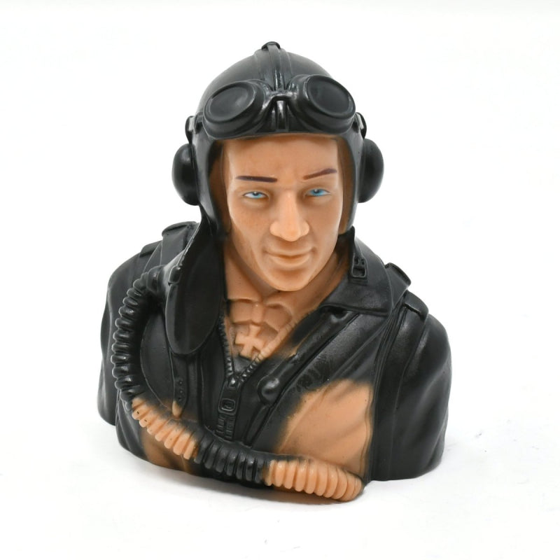 RC Flying German WWII Warbirds Pilot Bust 1/5 Prime Paint