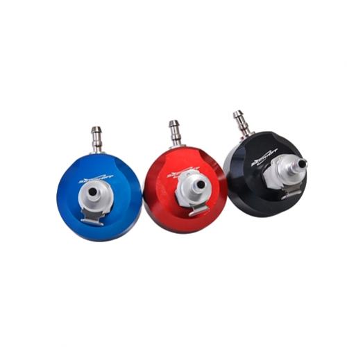 Fuel Jerry Can Refueling Cap w/Fittings, V3 Blue (Secraft)