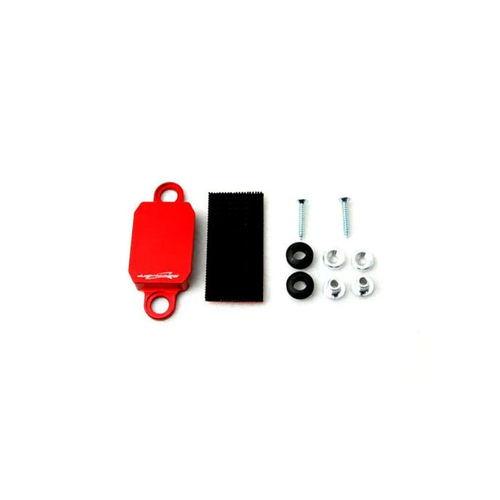Secraft RC Receiver Mounting Bed (Blue / Red) | Aluminum Receiver Tray