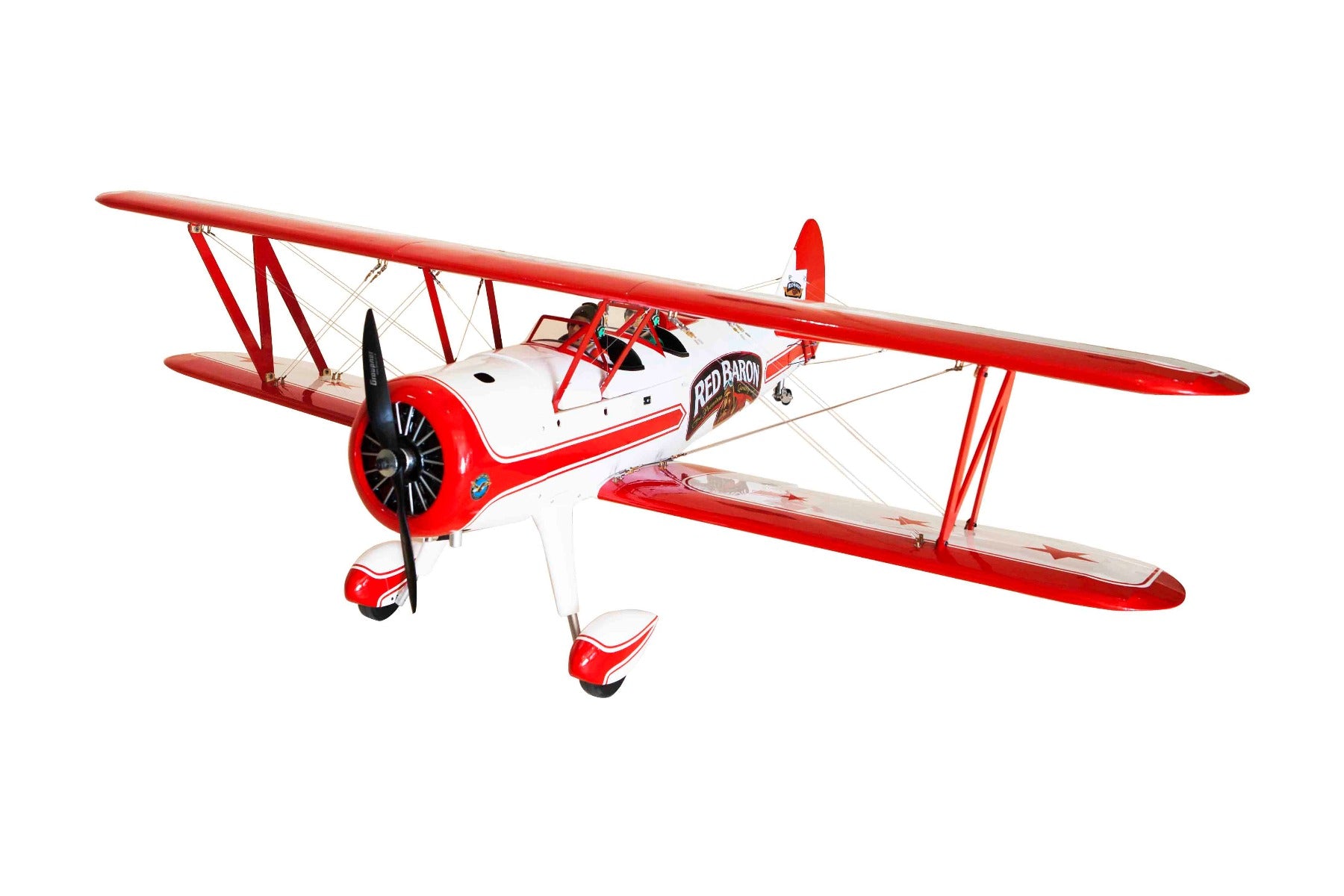 Seagull Red Baron Pizza Squadron's Stearman (ARF) – Gator RC