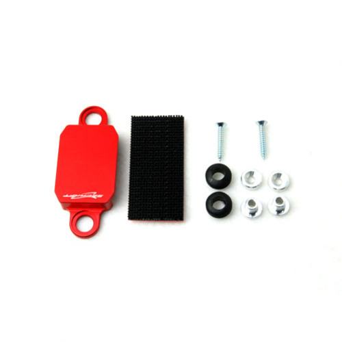 Secraft RC Receiver Mounting Bed (Blue / Red) | Aluminum Receiver Tray