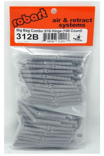Robart 3/16" Pin Hinge (100 pack) RPB312B