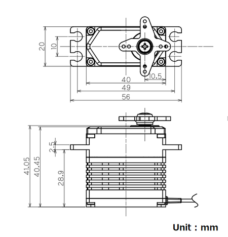 VT CSプロモ JR Propo/ DFA S8711BL 2K Brushless servo 500 oz torque at HV