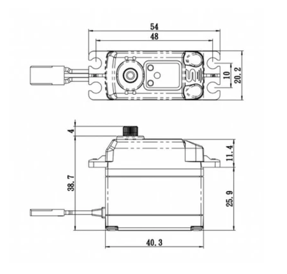 Savox SB2270SGP - High Voltage Brushless Digital Servo w/Soft Savox SB2270SGP - High Voltage Brushless Digital Servo w/Soft