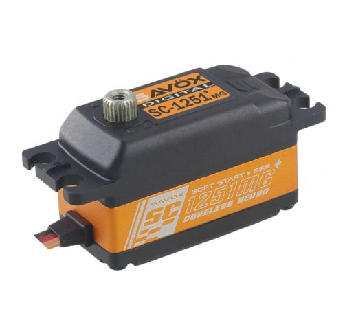 Savox SC1251MGP - Low Profile Digital Servo w/ Soft Start, 0.09sec / 125oz @ 6V