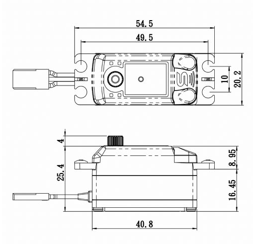 SORSI SOT/CMRT マニュアル Savox SC1251MGP - Low Profile Digital Servo w/ Soft Start, 0.09sec