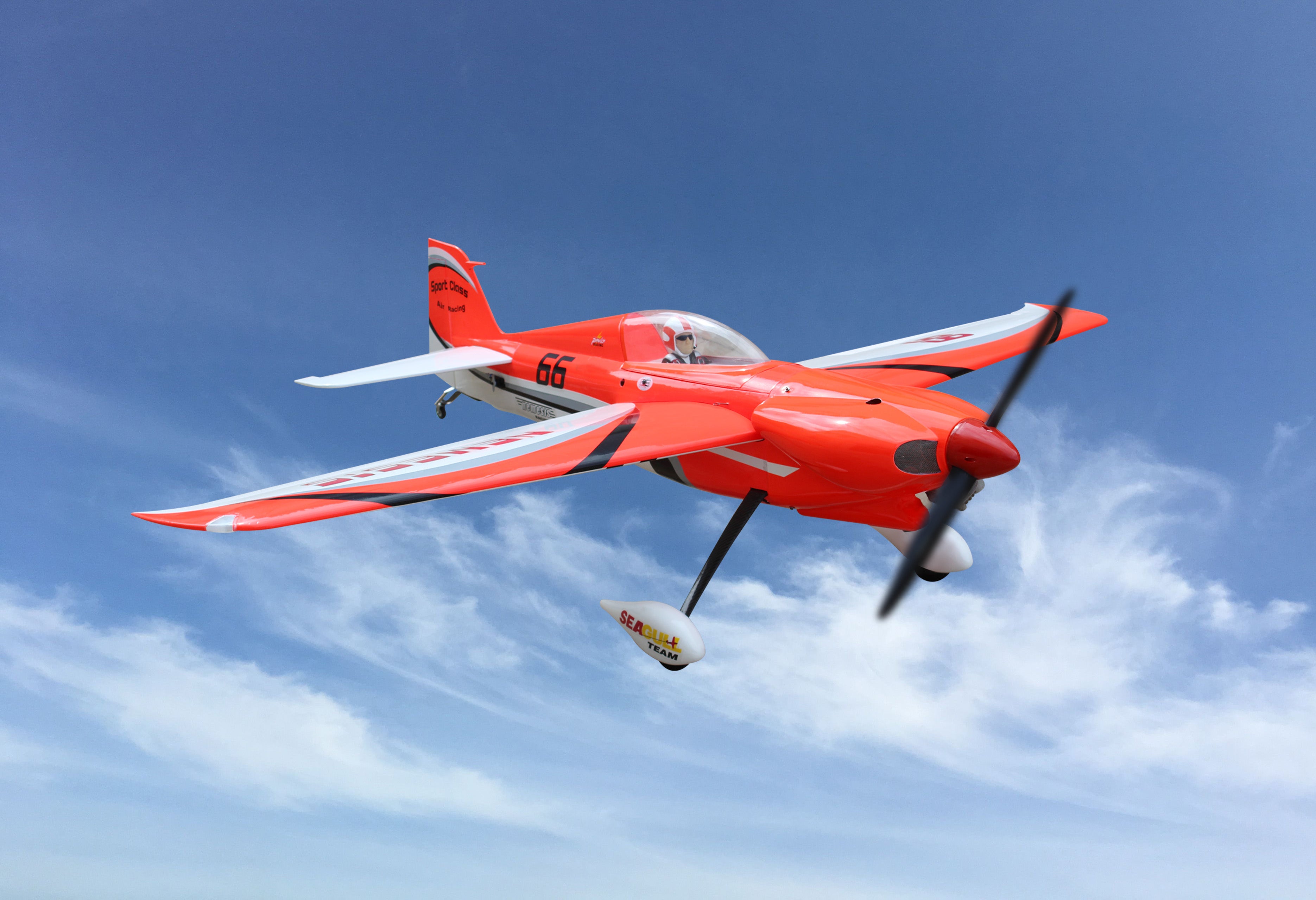Nemesis NXT F1 Air Race 50-60cc ARF Florescent Red Seagull Models