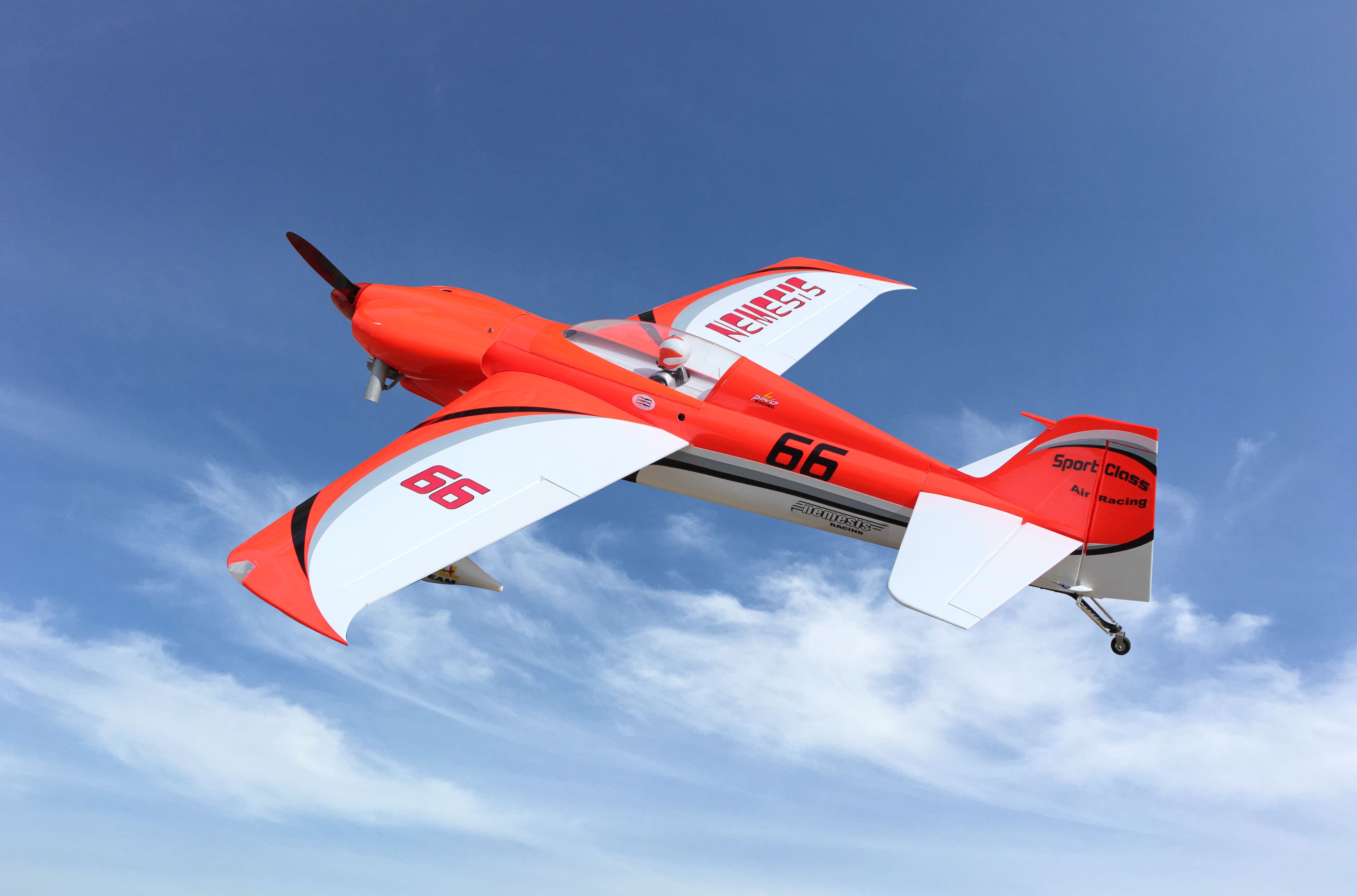Nemesis NXT F1 Air Race 50-60cc ARF Florescent Red Seagull Models