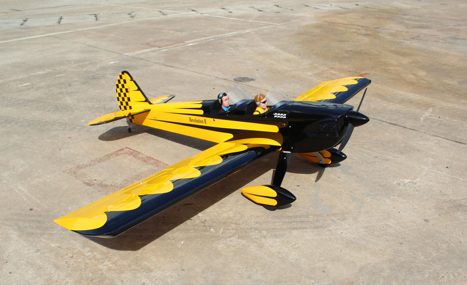 Space Walker II, Wheel Pants, Yellow/Black, Seagull Models