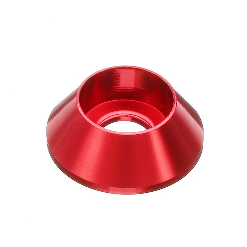 Cap Bolt Washer 3mm Red 12 Pack (Secraft)