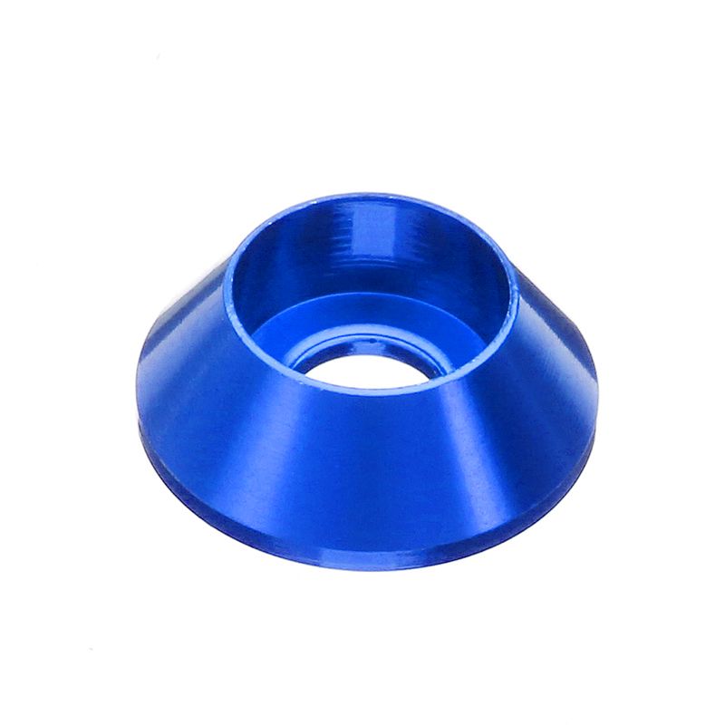 Cap Bolt Washer, 4mm,  Blue 12 Pack (Secraft)