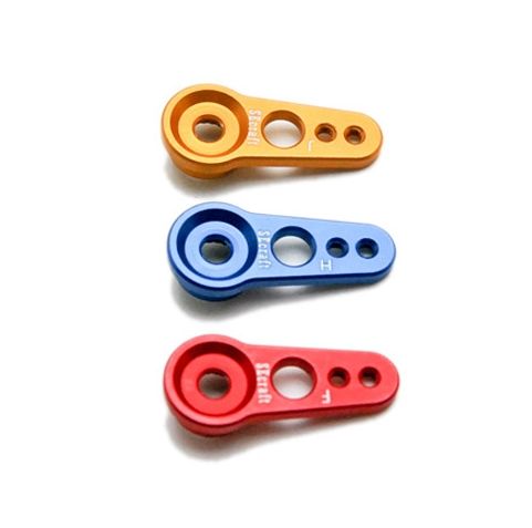 Servo Arm, 15mm (.59") M2 JR / Spektrum 23T Aluminum, Gold (Secraft V1)