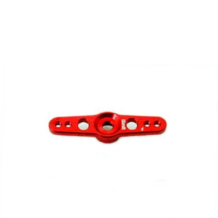 Servo Arm, 30mm (1.18") x 2mm Full Arm, Futaba 25T Aluminum, Red (Secraft)