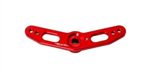 Servo Arm, 40mm x 2mm Full Offset, Futaba/Red (Secraft)
