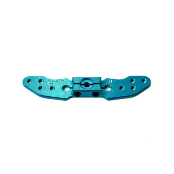 SECRAFT Offset Full Servo Arm, 2.5" (63mm), Hitec 24T, M3 Aluminum, Blue