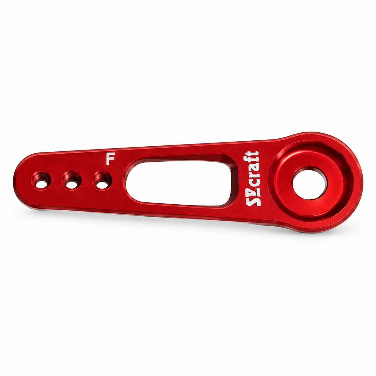 Secraft V1 1-Inch M2 Aluminum Servo Arm – Futaba 25T, Red