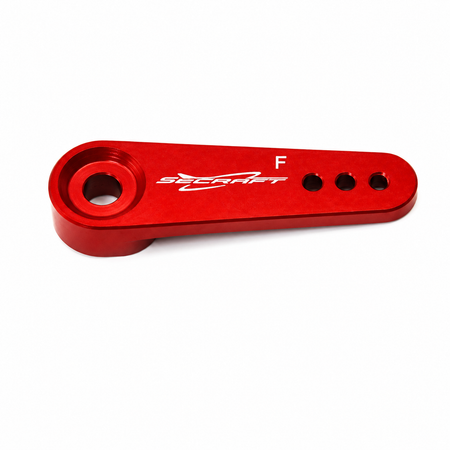Secraft Servo Arm 1" (25mm) V1 M3 - Futaba 25T (Red)