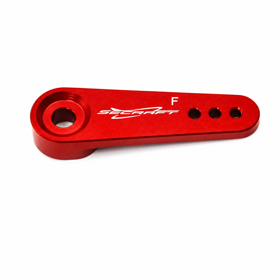 Secraft Servo Arm 1" (25mm) V1 M3 - Futaba 25T (Red)