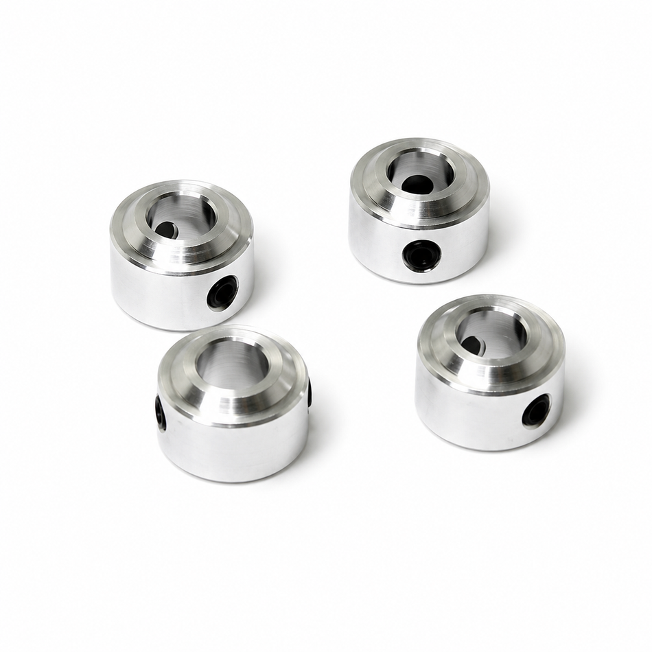 Secraft Silver Wheel Collars – 4 Pack